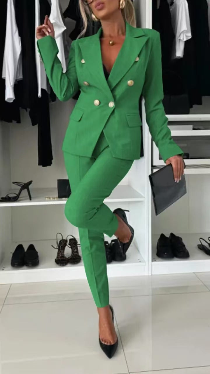 Amiyah | Damen-Slim-Anzug, klassisch & elegant