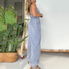 Alana | Stilvoller Denim-Overall mit tiefem V-Ausschnitt für Damen