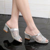 Dina | Funkelnde Sandalen mit edlen Pailletten