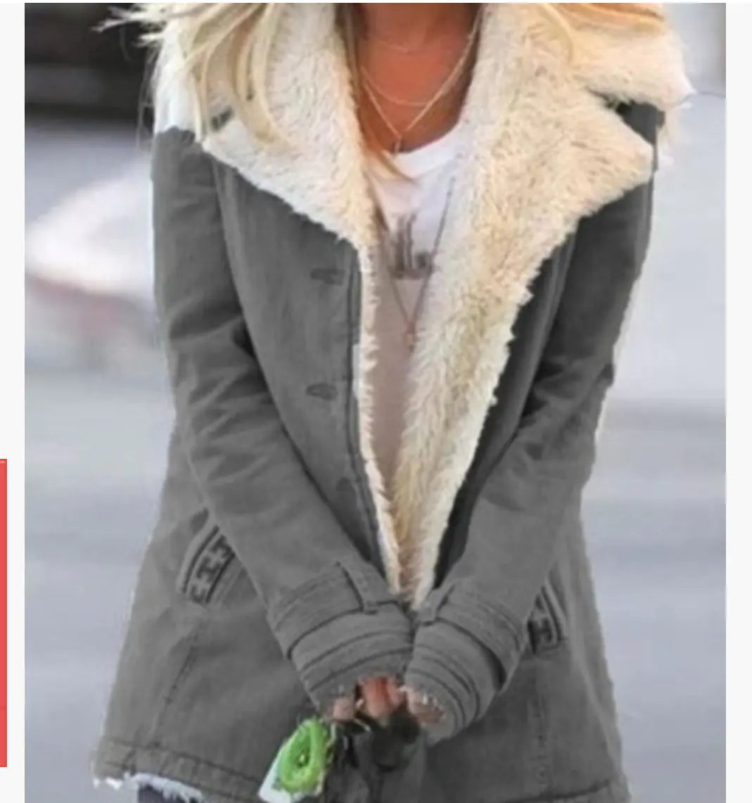 Alerine | Modische Übergangsjacke aus Baumwollmischung