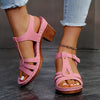 Lotus | Damen Sandalen mit Blockabsatz und Cut-Outs