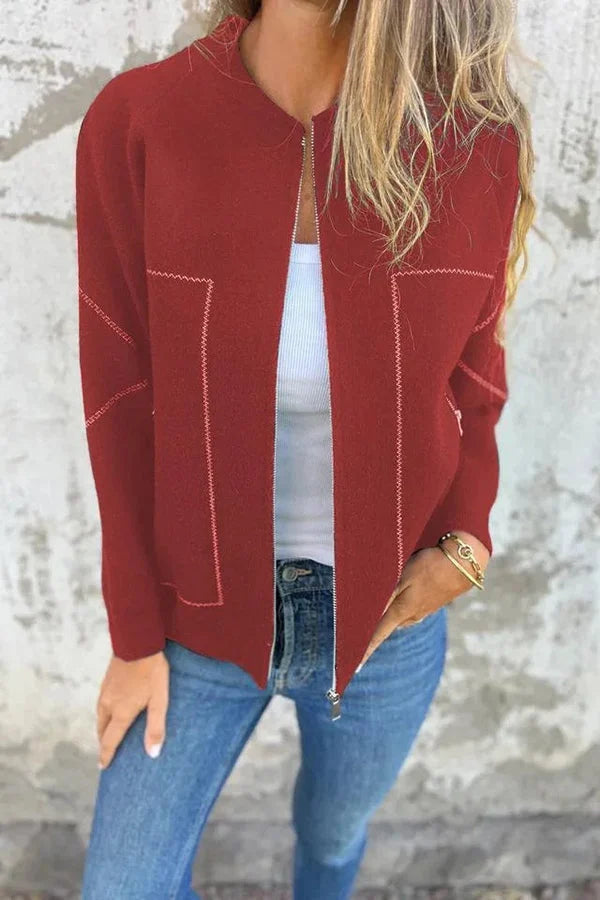 Tyra | modische leichte Jacke mit Reißverschluss für den Sommer