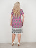 Emilia | elegantes Damenkleid mit Bohemian-Print