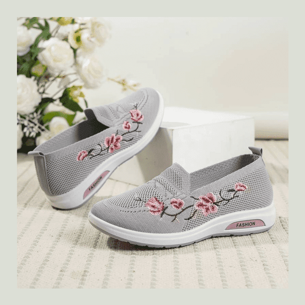 Jazzy | Bequeme Blumen-Orthopädie-Schuhe für Damen