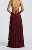 Rosa | Maxikleid mit Spitzendetail