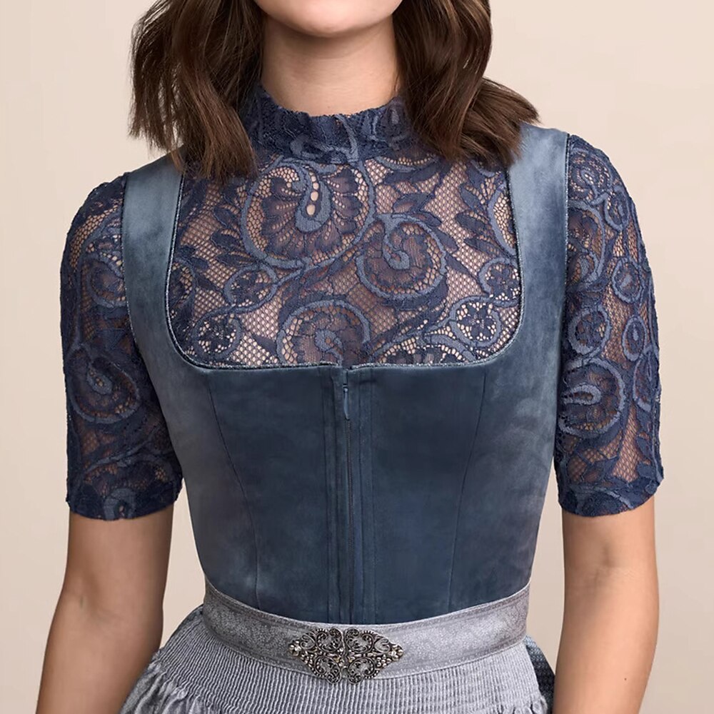 Oktoberfest Dirndl Dress with Apron