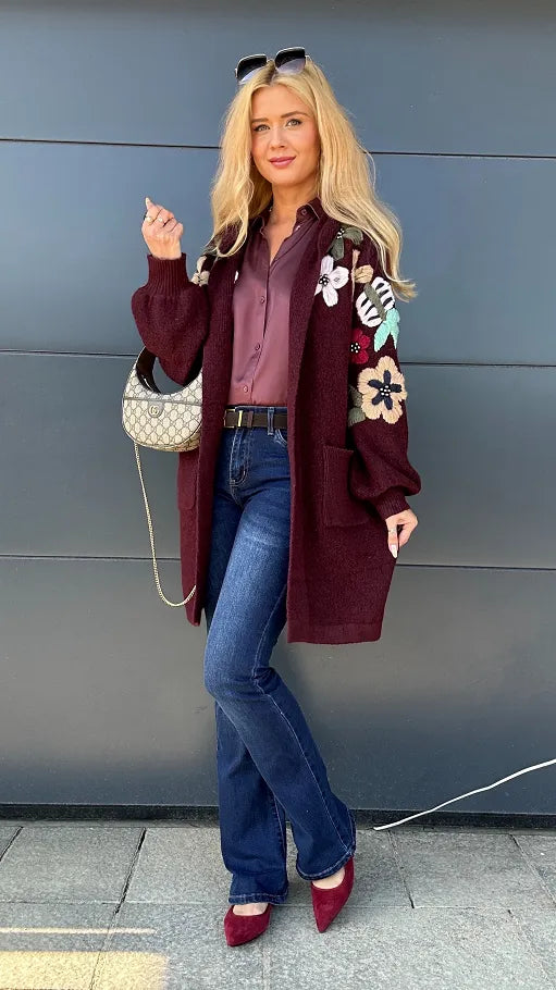 Addison | Modische Strickjacke mit Kapuze – bequem & warm