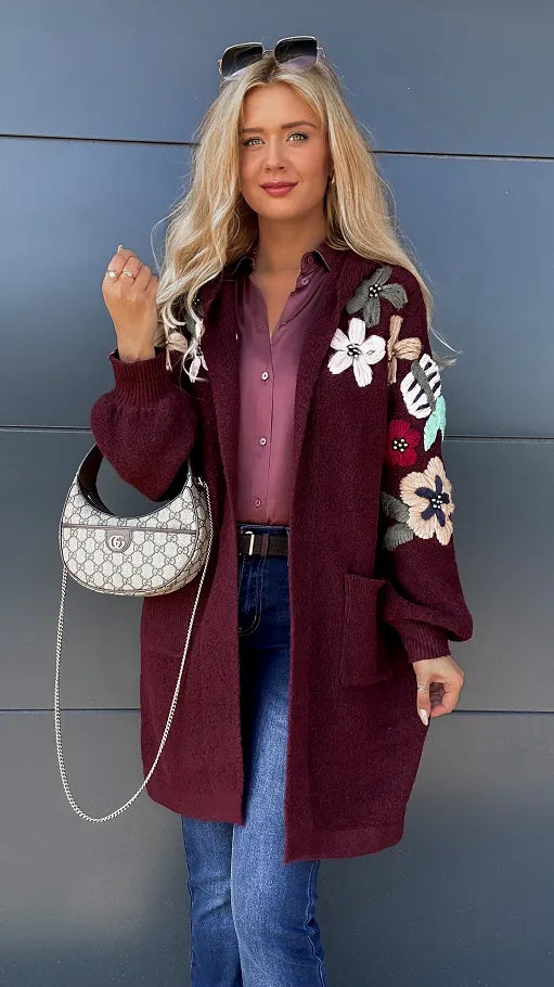 Addison | Modische Strickjacke mit Kapuze – bequem & warm