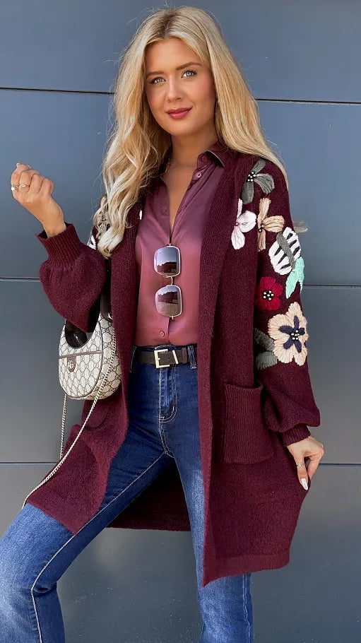 Addison | Modische Strickjacke mit Kapuze – bequem & warm