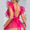 Alyssa | Sexy Bodysuit mit halbtransparenter Spitze für Damen