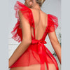 Alyssa | Sexy Bodysuit mit halbtransparenter Spitze für Damen