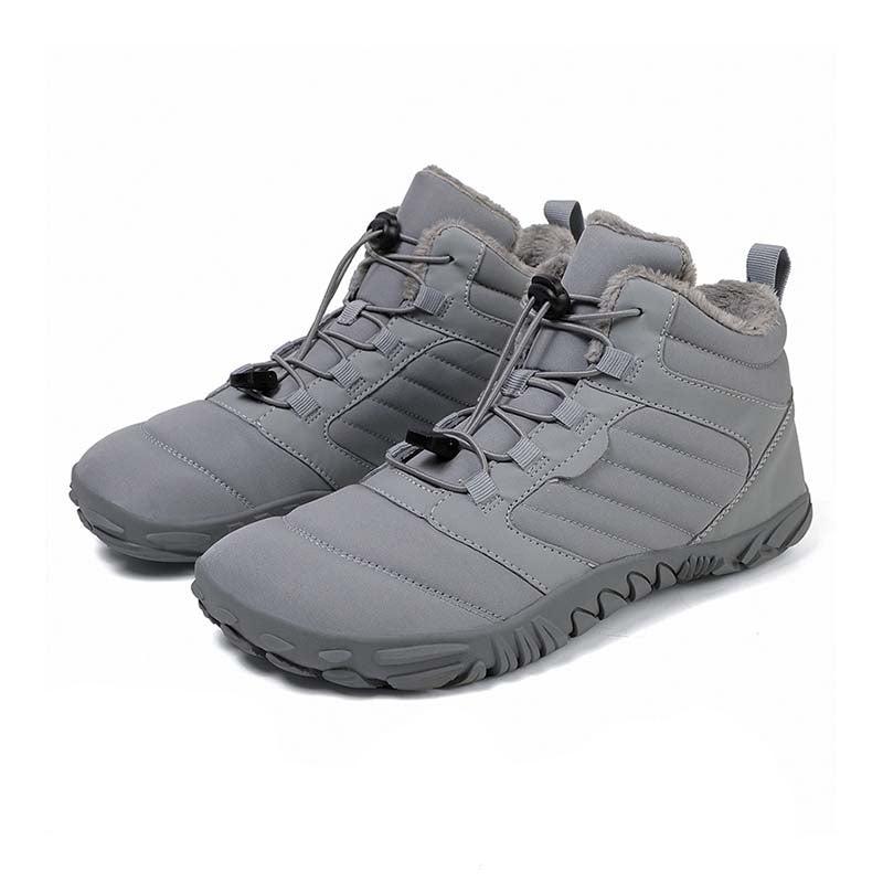Sofia | Warme Barfußschuhe - 2178-R - Grau / 35