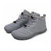Sofia | Warme Barfußschuhe - 2178-R - Grau / 35