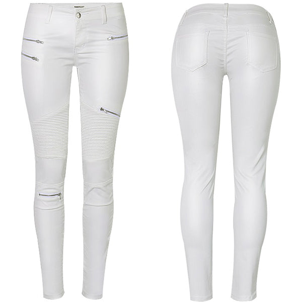 Zoey | Elegante Kunstlederhose mit schmaler Passform