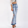 Daisy | Stylische Vintage-Jeans mit floralen Akzenten