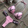 Dacy | Bikini-Badeanzug mit goldenen Stoffnähten