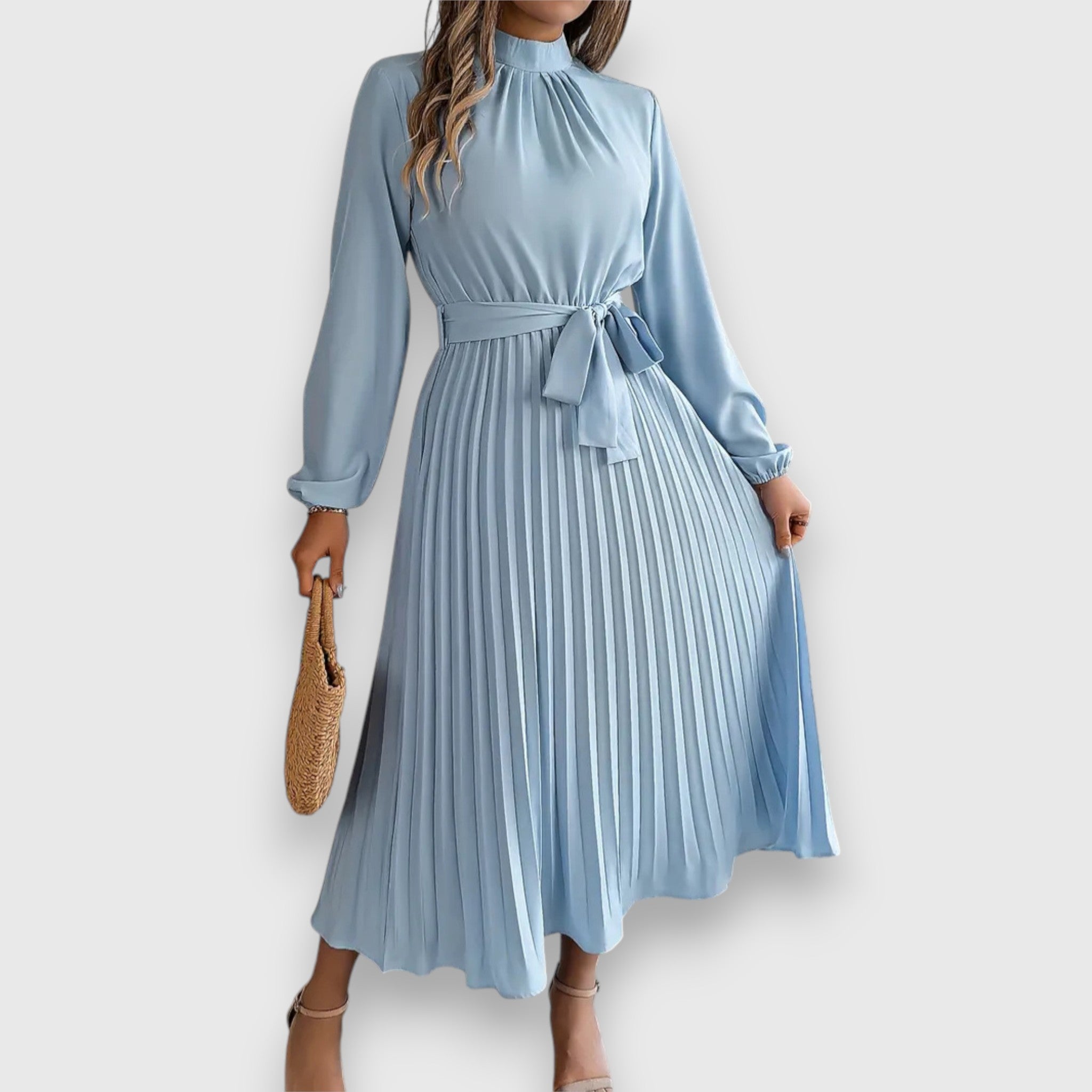 Khai | Feminines Plissee-Kleid mit edlem Schnitt