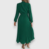Khai | Feminines Plissee-Kleid mit edlem Schnitt