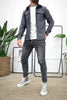 Noah™ | Stilvolles Freizeit-Hemd - Hellgrau / XS