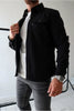 Noah™ | Stilvolles Freizeit-Hemd - Schwarz / XS