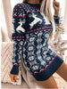 Elina™ - Enganliegendes Weihnachtskleid mit Jacquard-Muster - TOPS / DRESSES - Champlain-Farbe / S