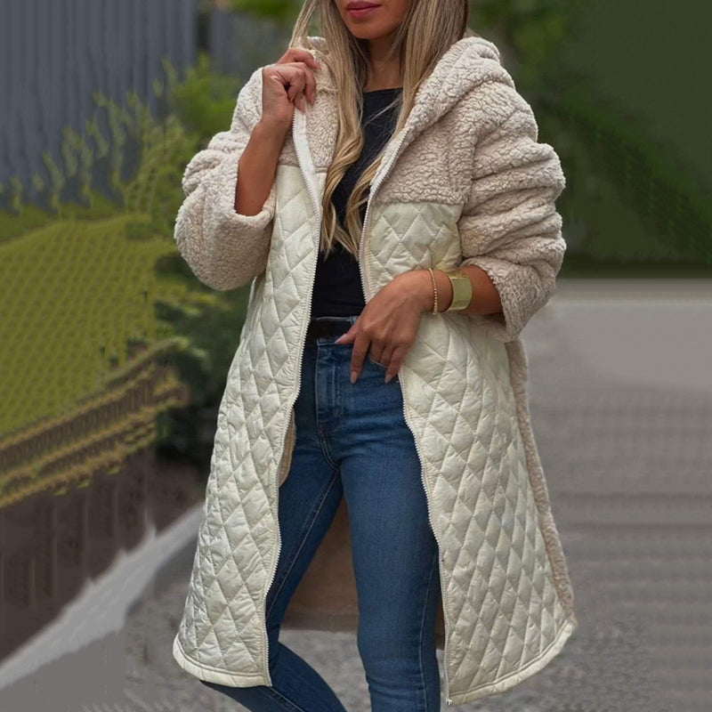 Dalia™ | Warmer Wintermantel - Jas - Beige / S