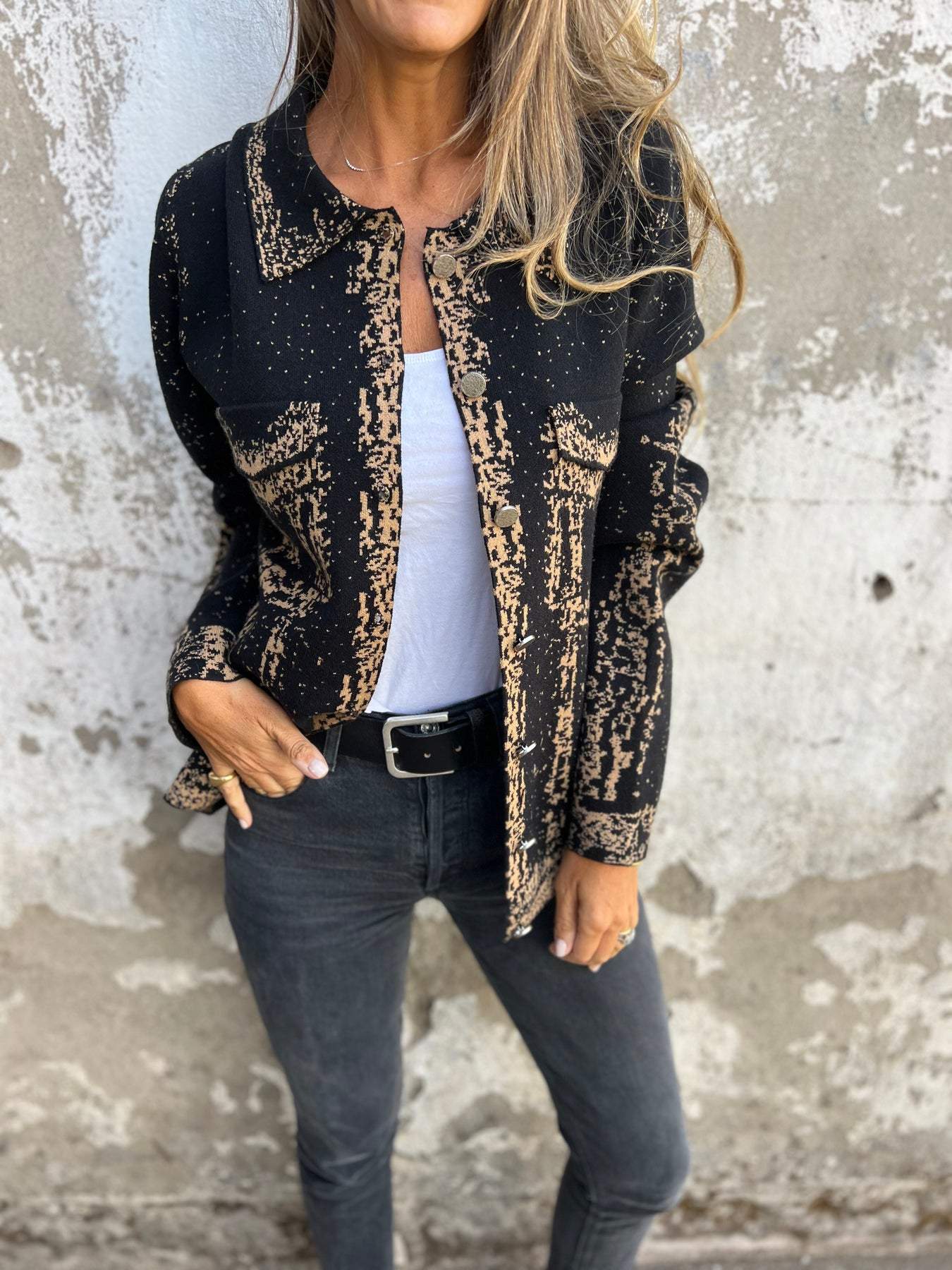 Valena™ – Klassische Herbstjacke - Jasje - Schwarz / S