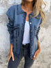 Valena™ – Klassische Herbstjacke - Jasje - Blau / S