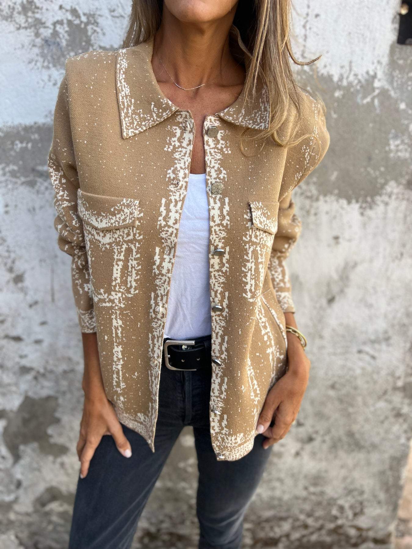 Valena™ – Klassische Herbstjacke - Jasje - Braun / S
