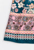 Tina | Stilvolles blumiges Maxikleid mit femininer Smokarbeit