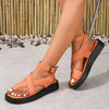 Haisley | trendige Gladiatorensandalen mit dicken Riemen