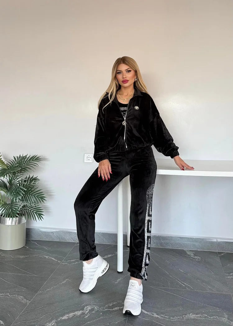 Ellie | Bequemes 3-teiliges Damen-Sportanzugset – stylisch & funktional