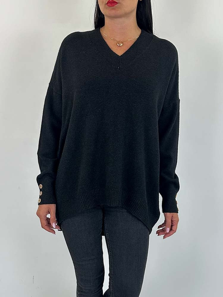 Zoryda | Strickpullover mit V-Ausschnitt