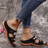 Frances | bequeme orthopädische Sandalen mit Blumenmuster