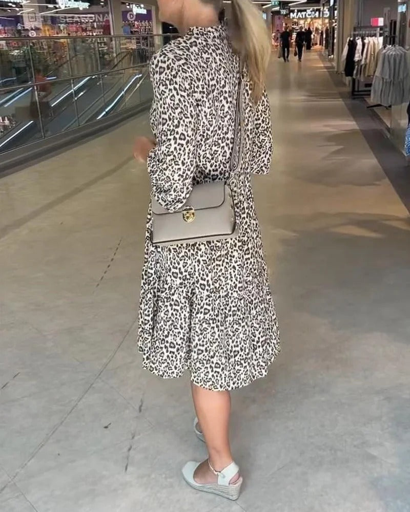 Amberlie | Kleid mit Leopardenmuster