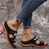 Frances | bequeme orthopädische Sandalen mit Blumenmuster