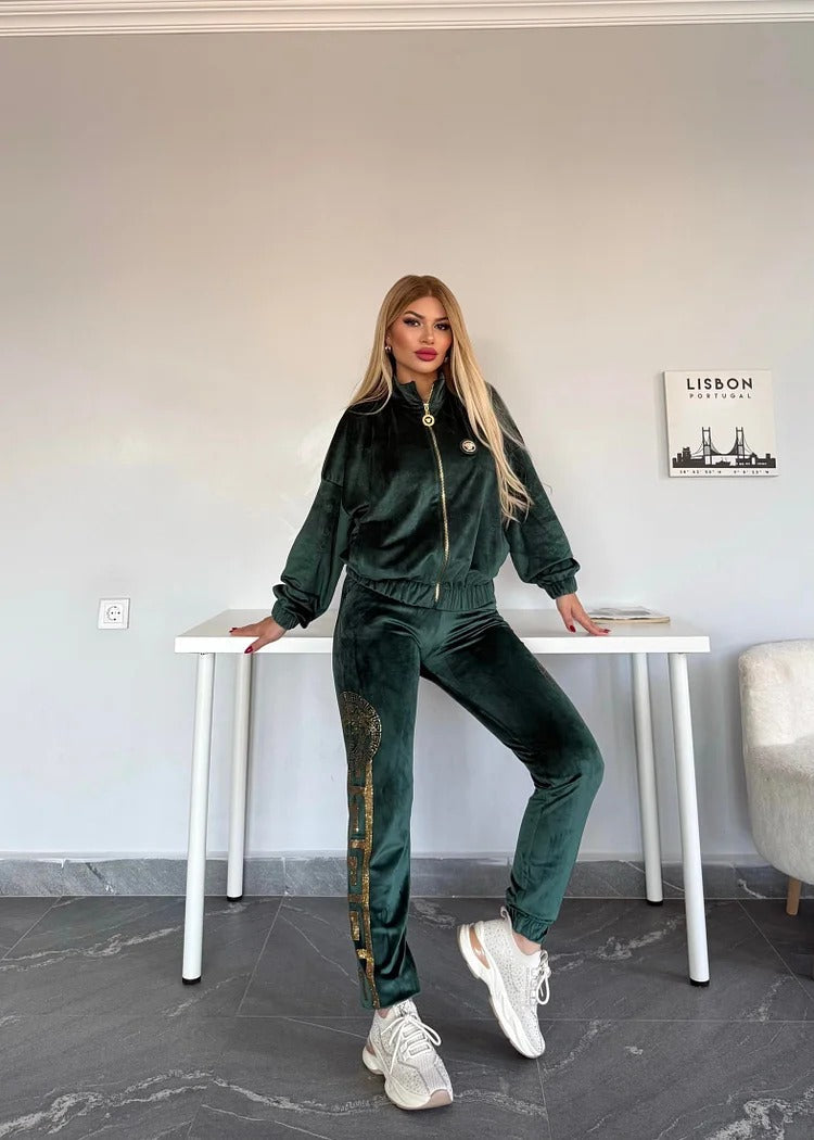 Ellie | Bequemes 3-teiliges Damen-Sportanzugset – stylisch & funktional