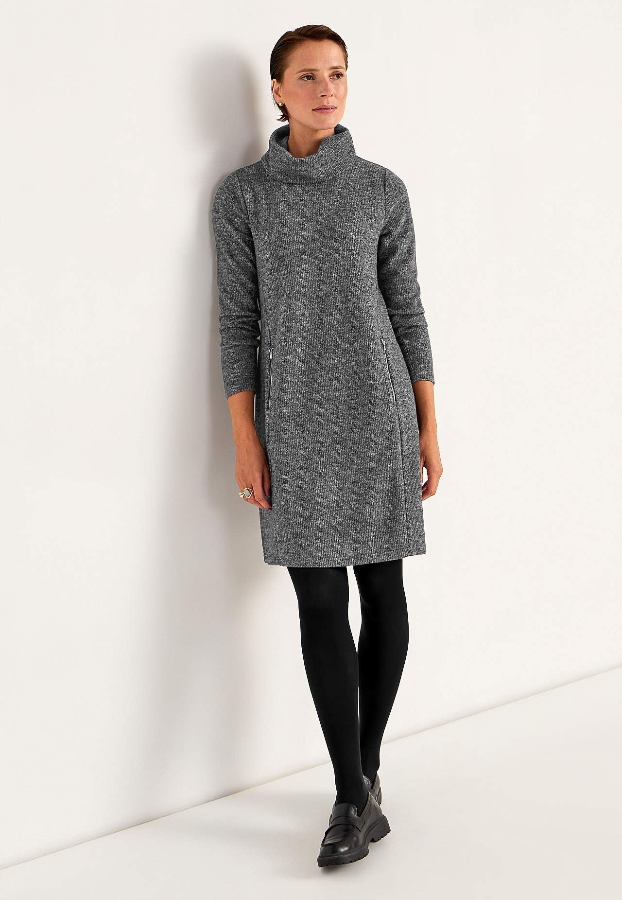 Jarlyn | Superweiches Kleid mit Kragen