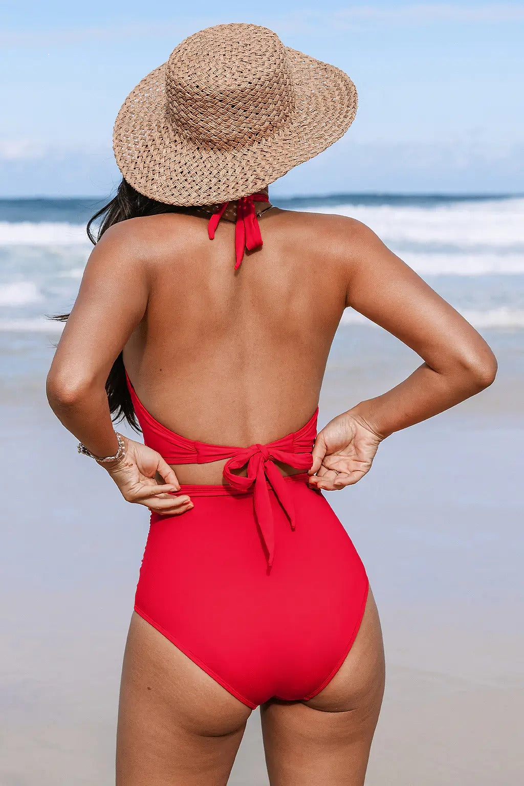 Tinley | Stilvolles Bikini-Oberteil mit Rüschen und Bauchweg-Bikini-Höschen für Damen
