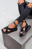 Haisley | trendige Gladiatorensandalen mit dicken Riemen