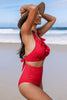 Tinley | Stilvolles Bikini-Oberteil mit Rüschen und Bauchweg-Bikini-Höschen für Damen
