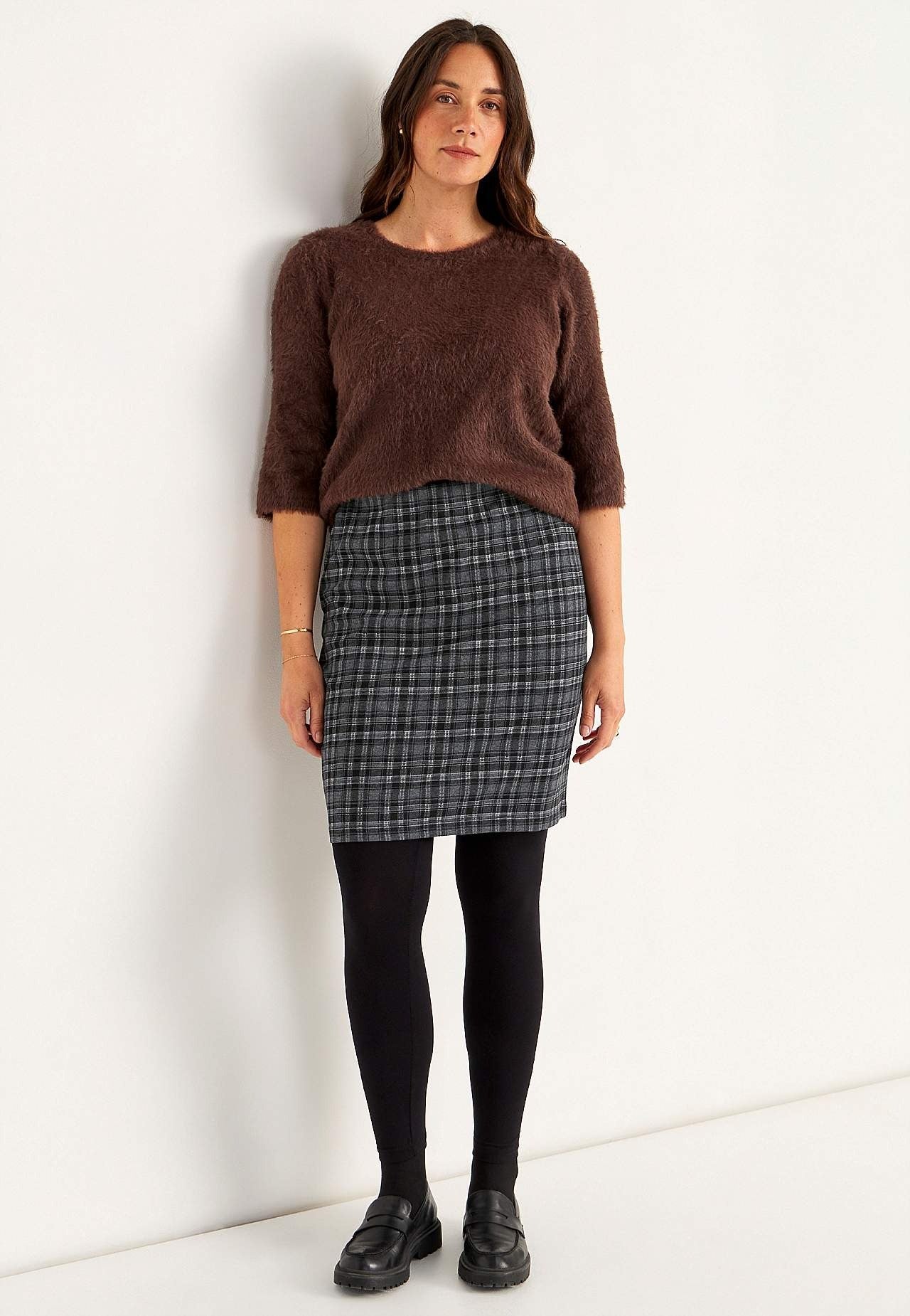 Virginia | Damenrock, gemustert & modern