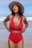 Tinley | Stilvolles Bikini-Oberteil mit Rüschen und Bauchweg-Bikini-Höschen für Damen