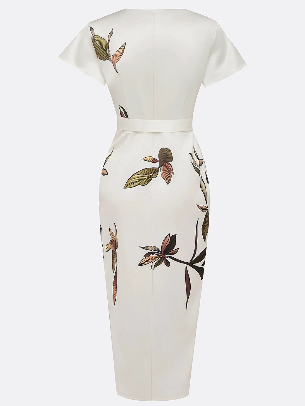 Gemma | modisches Wickelkleid mit lebendigem Blumendesign