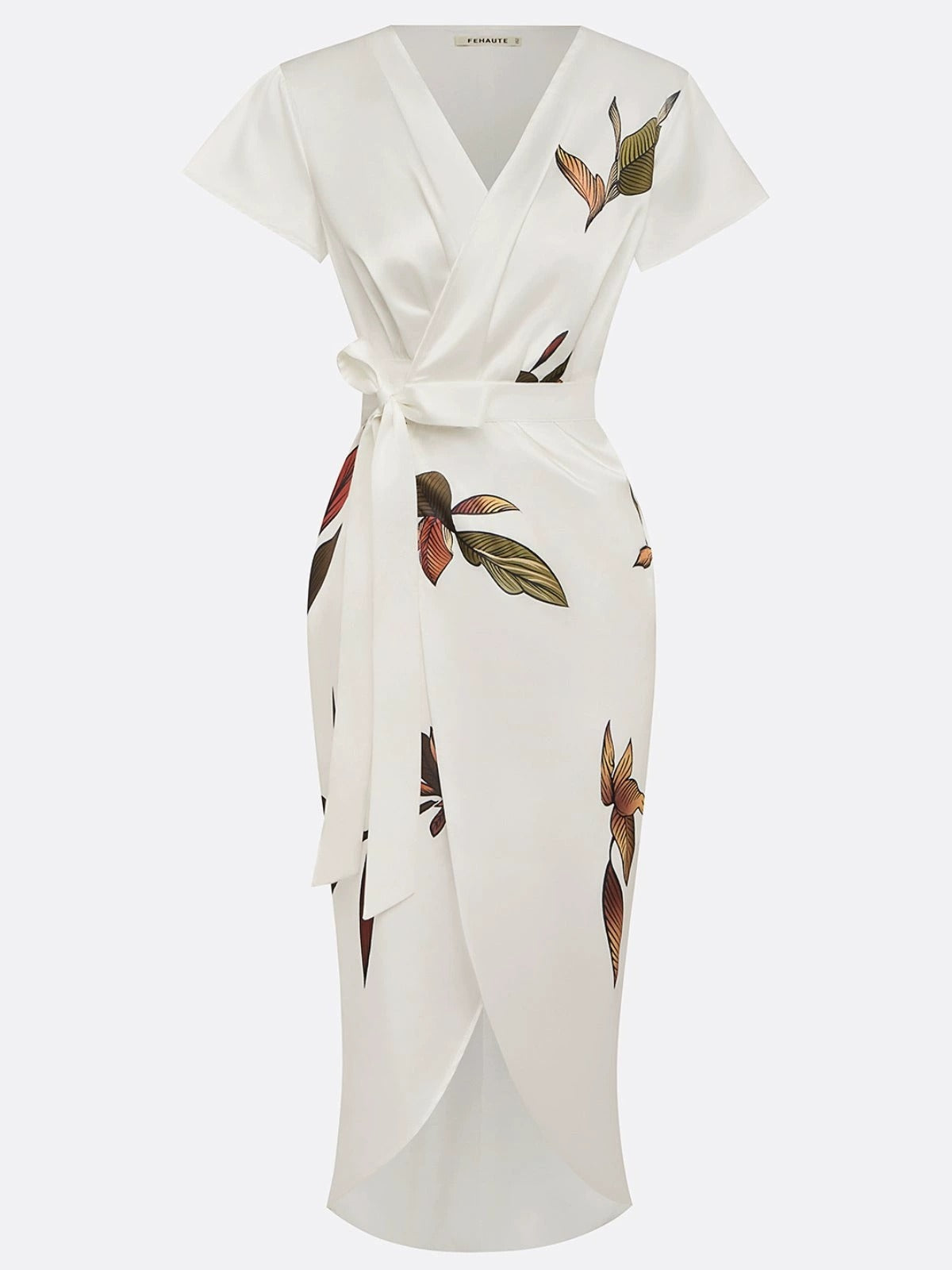 Gemma | modisches Wickelkleid mit lebendigem Blumendesign