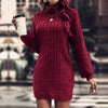 Vivina | Strickkleid mit Rollkragen