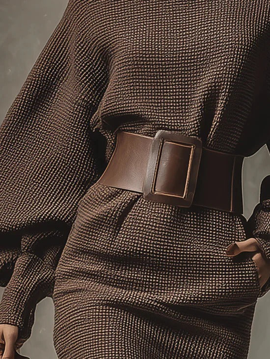 Krizza | Kurzes Netzkleid mit Gürtel