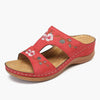 Frances | bequeme orthopädische Sandalen mit Blumenmuster