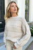 Liora | Boho-Pullover Beige