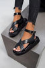 Haisley | trendige Gladiatorensandalen mit dicken Riemen